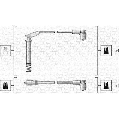 Magneti Marelli Zündleitungssatz 941318111154