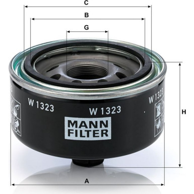 Ölfilter W 1323 Ölfilter W 1323