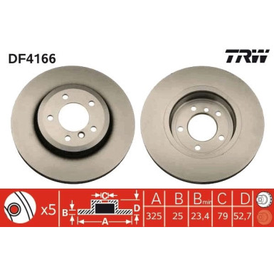 Bremsscheibe DF4166 Bremsscheibe DF4166