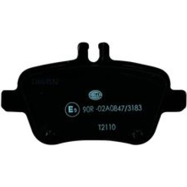 Hella Pagid Bremsbelagsatz, Scheibenbremse 8DB 355 019-641 Hella Pagid Bremsbelagsatz, Scheibenbremse 8DB 355 019-641