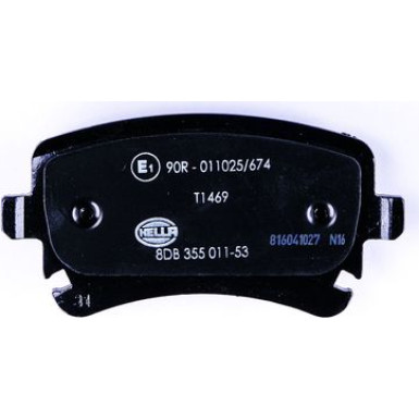 Hella Bremsbelagsatz, Scheibenbremse 8DB 355 011-531 Hella Bremsbelagsatz, Scheibenbremse 8DB 355 011-531