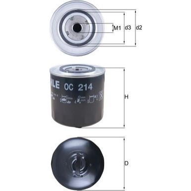 Ölfilter OC 214 Ölfilter OC 214