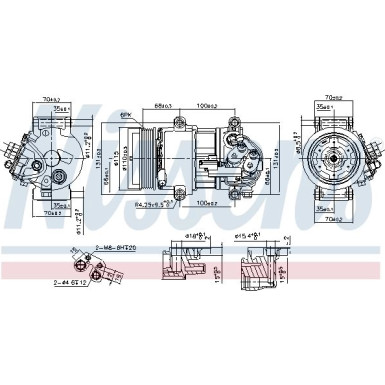 Kompressor, Klimaanlage 890078 Kompressor, Klimaanlage 890078