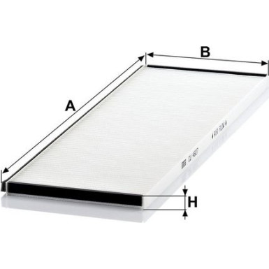 MANN-FILTER CU 4627 Innenraumfilter, Partikelfilter