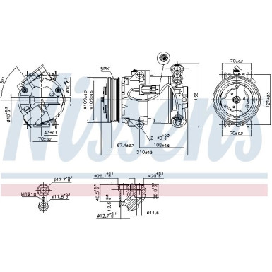 Kompressor, Klimaanlage 89215 Kompressor, Klimaanlage 89215