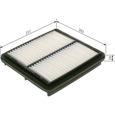 BOSCH 1 457 433 963 Luftfilter BOSCH 1 457 433 963 Luftfilter