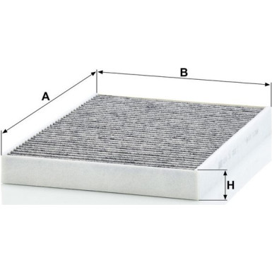MANN-FILTER CUK 31 003 Innenraumfilter, Aktivkohlefilter MANN-FILTER CUK 31 003 Innenraumfilter, Aktivkohlefilter