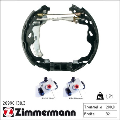 Bremsbackensatz 20990.130.3 Bremsbackensatz 20990.130.3