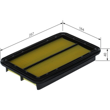 BOSCH 1 457 433 072 Luftfilter