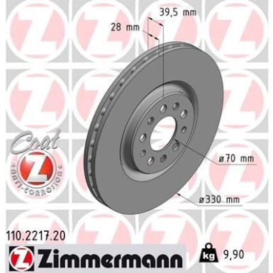 Bremsscheibe 110.2217.20 Bremsscheibe 110.2217.20