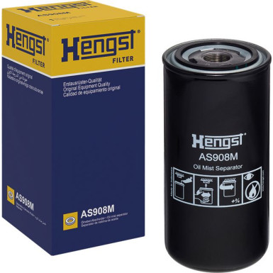 Hengst Filter Ölabscheider, Kurbelgehäuseentlüftung AS908M