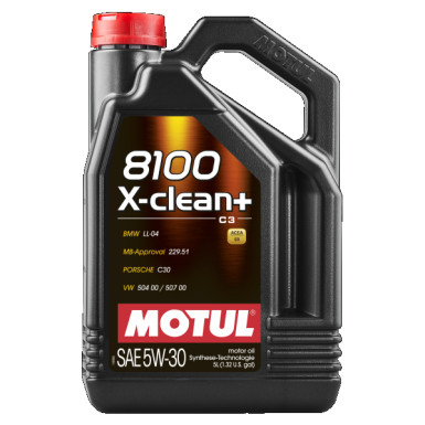 109220 MOTUL 8100 X-CLEAN+ 5W-30 Motoröl, 5l