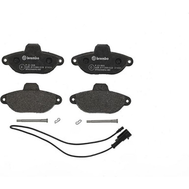 Brembo Bremsbelagsatz, Scheibenbremse PRIME LINE P 23 060