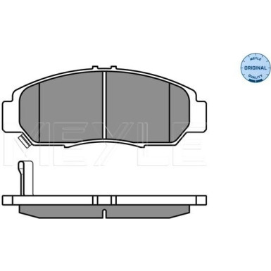 Meyle Bremsbelagsatz, Scheibenbremse MEYLE-ORIGINAL: True to OE 025 237 2916/W