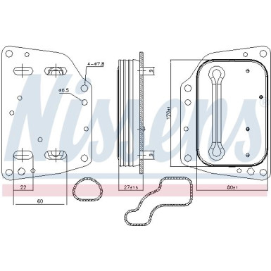 Ölkühler, Motoröl 90882 Ölkühler, Motoröl 90882