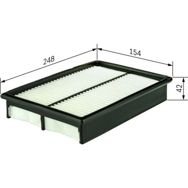 BOSCH 1 987 429 137 Luftfilter BOSCH 1 987 429 137 Luftfilter