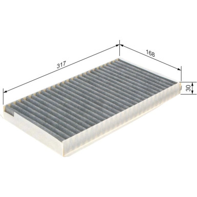BOSCH 1 987 432 402 Innenraumfilter BOSCH 1 987 432 402 Innenraumfilter
