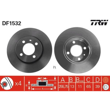 Bremsscheibe DF1532 Bremsscheibe DF1532