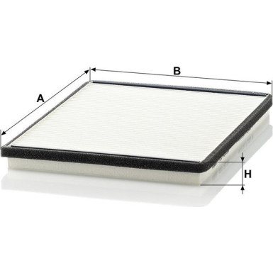 MANN-FILTER CU 2530 Innenraumfilter, Partikelfilter