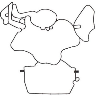 Dichtung, Gehäusedeckel (Kurbelgehäuse) 122.472 Dichtung, Gehäusedeckel (Kurbelgehäuse) 122.472