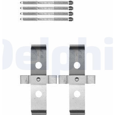 Delphi Zubehörsatz, Scheibenbremsbelag LX0595