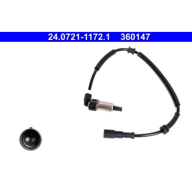 Sensor, Raddrehzahl 24.0721-1172.1 Sensor, Raddrehzahl 24.0721-1172.1