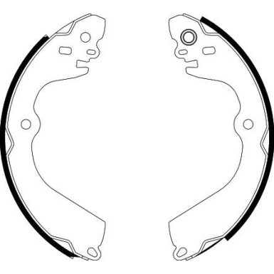 Bremsbackensatz 8DB 355 022-111 Bremsbackensatz 8DB 355 022-111