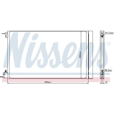 Nissens Kondensator, Klimaanlage FIRST FIT 940124 Nissens Kondensator, Klimaanlage FIRST FIT 940124