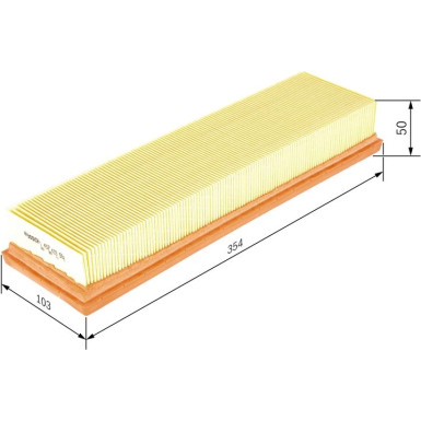 BOSCH 1 457 433 592 Luftfilter BOSCH 1 457 433 592 Luftfilter