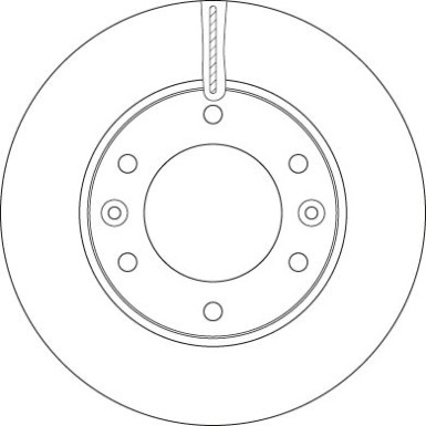 TRW Bremsscheibe DF6446 TRW Bremsscheibe DF6446