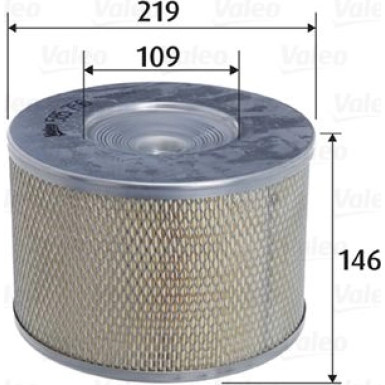 Valeo Luftfilter 585756