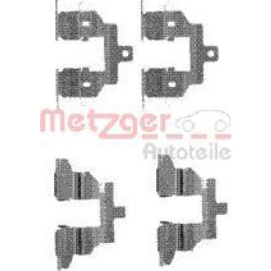 Metzger Zubehörsatz, Scheibenbremsbelag 109-1737