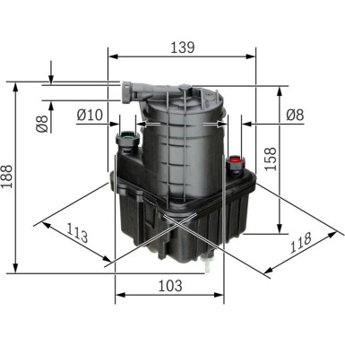 Kraftstofffilter 0 450 907 015 Kraftstofffilter 0 450 907 015
