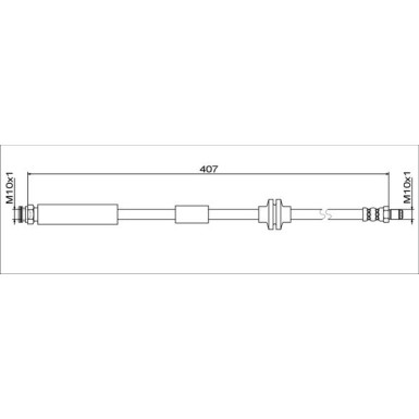 Metzger Bremsschlauch 4111801