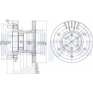 Bremsscheibe BG9453 Bremsscheibe BG9453