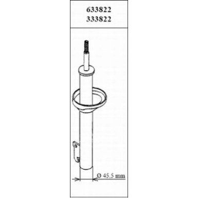 Stoßdämpfer 333822 Stoßdämpfer 333822