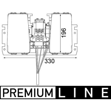 Mahle Innenraumgebläse BEHR Premium Line AB 179 000P