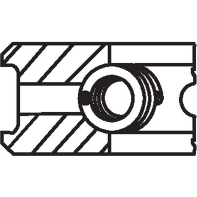 Mahle Kolbenringsatz 021 82 N0
