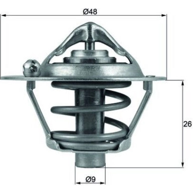 Thermostat, Kühlmittel TX 108 82D Thermostat, Kühlmittel TX 108 82D
