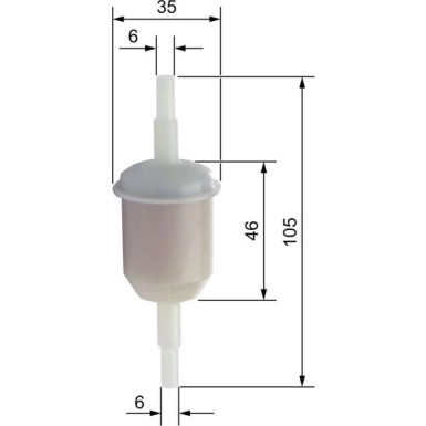 BOSCH Kraftstofffilter 0 450 904 058