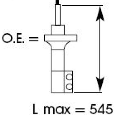 KYB Stoßdämpfer Vorne links Excel-G 334252
