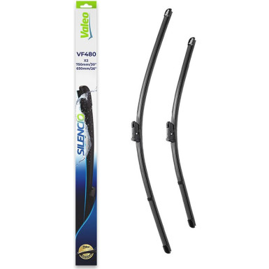 Valeo Wischblatt Scheibenwischer SILENCIO FLAT BLADE SET 574680
