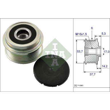 INA Generatorfreilauf 535 0132 10