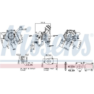Nissens Turbolader 93233