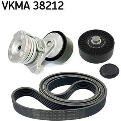 SKF Keilrippenriemensatz VKMA 38212