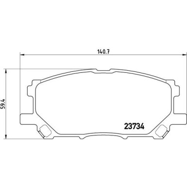 Brembo Bremsbelagsatz, Scheibenbremse PRIME LINE P 83 067 Brembo Bremsbelagsatz, Scheibenbremse PRIME LINE P 83 067