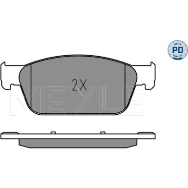 Meyle Bremsbelagsatz, Scheibenbremse MEYLE-PD: Advanced performance and design 025 246 2318/PD Meyle Bremsbelagsatz, Scheibenbremse MEYLE-PD: Advanced performance and design 025 246 2318/PD