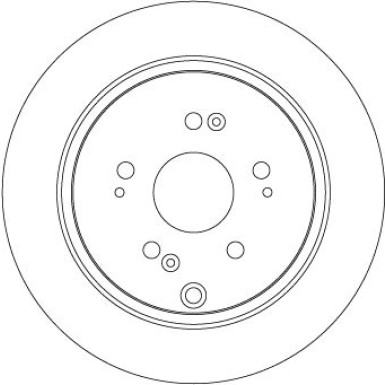 TRW Bremsscheibe DF7374 TRW Bremsscheibe DF7374
