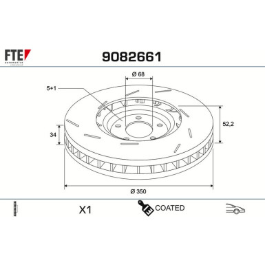 Bremsscheibe 9082661 Bremsscheibe 9082661
