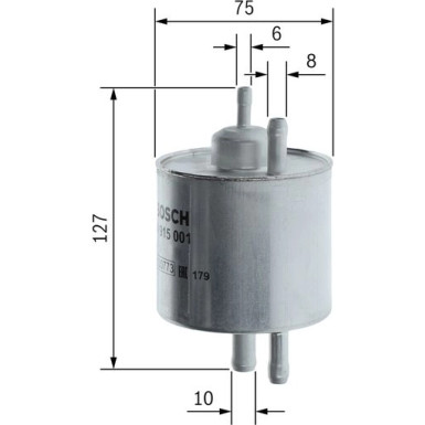 Kraftstofffilter 0 450 915 001 Kraftstofffilter 0 450 915 001